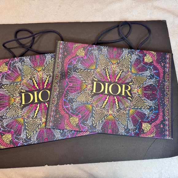 Two (2) Dior Holiday Luminere 2020 Gift Bags in Never Used Condition. - Picture 2 of 5